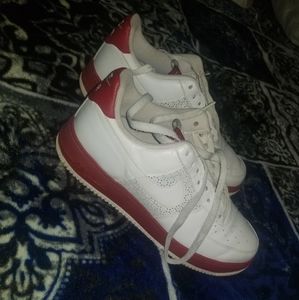 Air Force 1 Low Top Red & White (Sz 9.5 M)